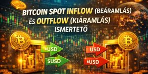 Bitcoin spot inflow (beáramlás) és outflow (kiáramlás) ismertető