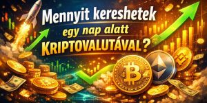 Mennyit kereshetek egy nap alatt kriptovalutával